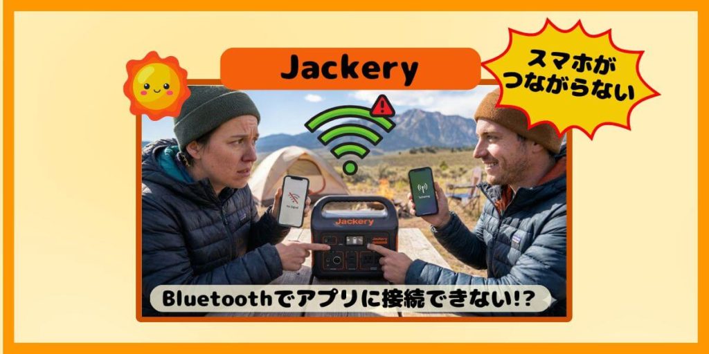 JackeryがBluetoothでアプリに接続できない!? 電波なしで使いこなす3つの対処法