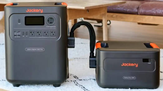 Jackery 3600 Plus本体 + 拡張バッテリー1台のセット