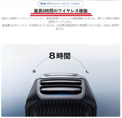 エコフロー公式サイトEcoFlow WAVE 3 ポータブルエアコンの画像